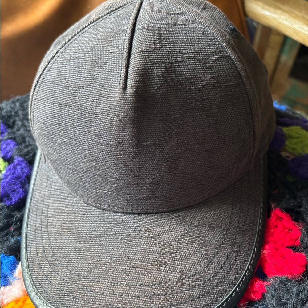 Coach Black/Dark Navy Blue Logo Cap